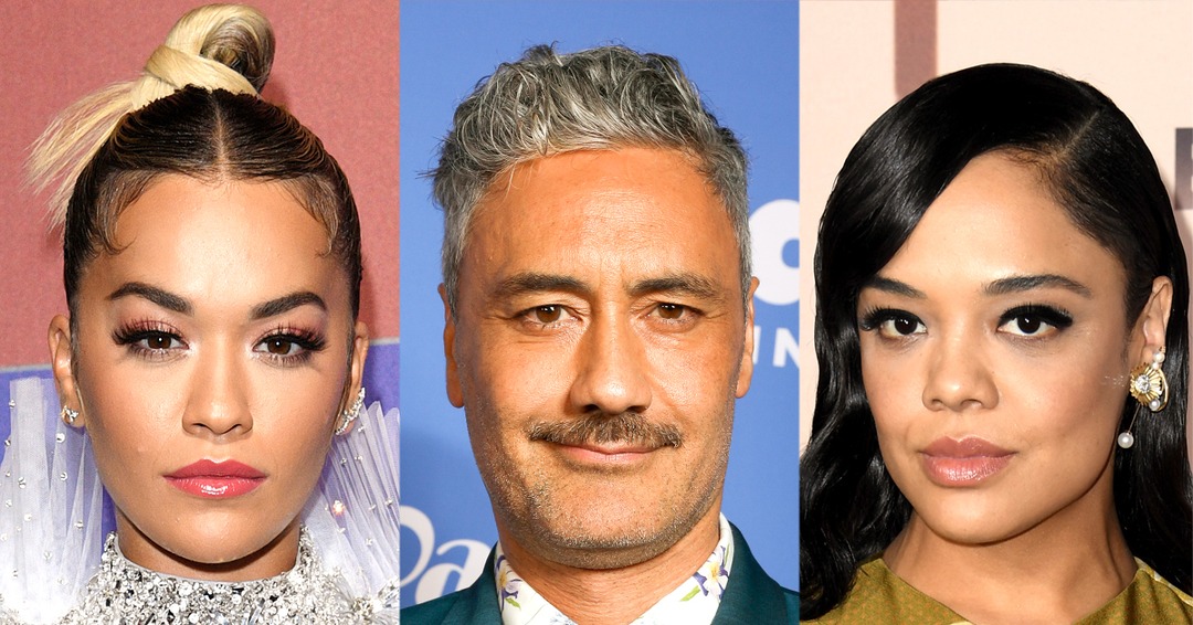 See Photos of Rita Ora & Tessa Thompson Cuddled Up With Taika Waititi